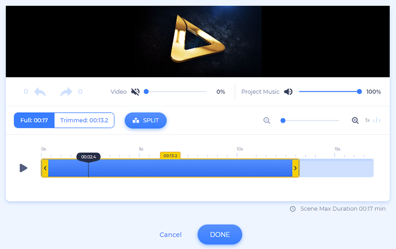 Make movie intro - trim video