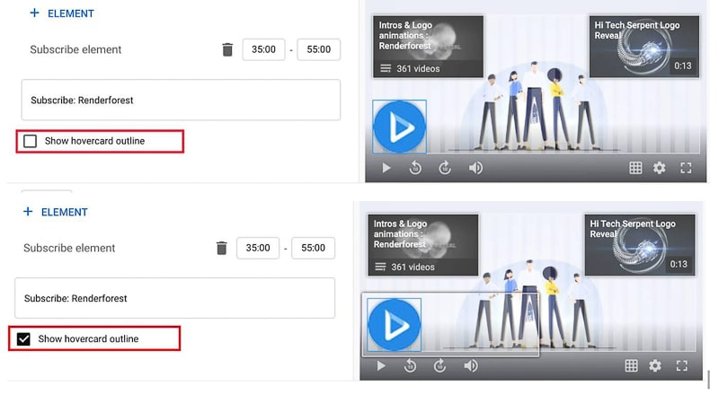 youtube subscribe endscreen