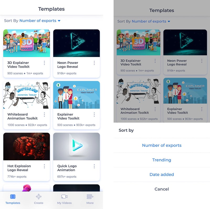 renderforest iphone app templates