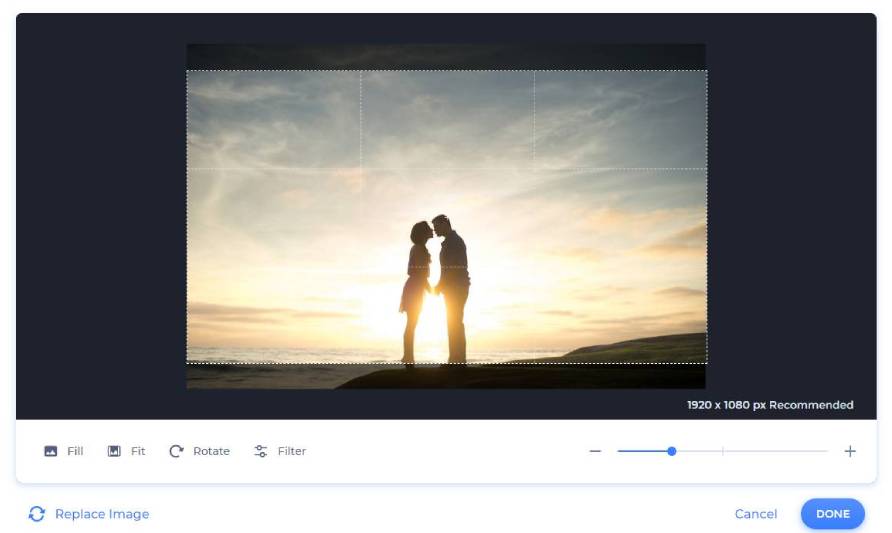 make slideshow edit image