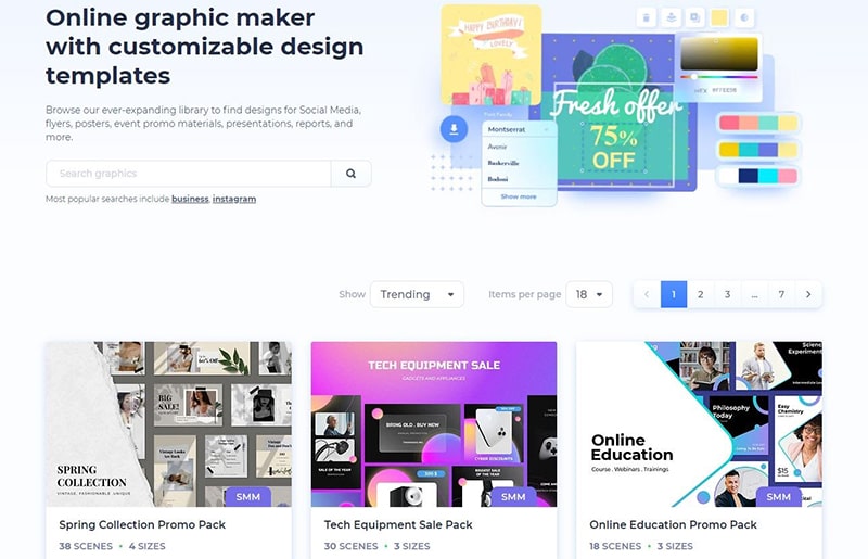 Principles of Design - online graphic maker