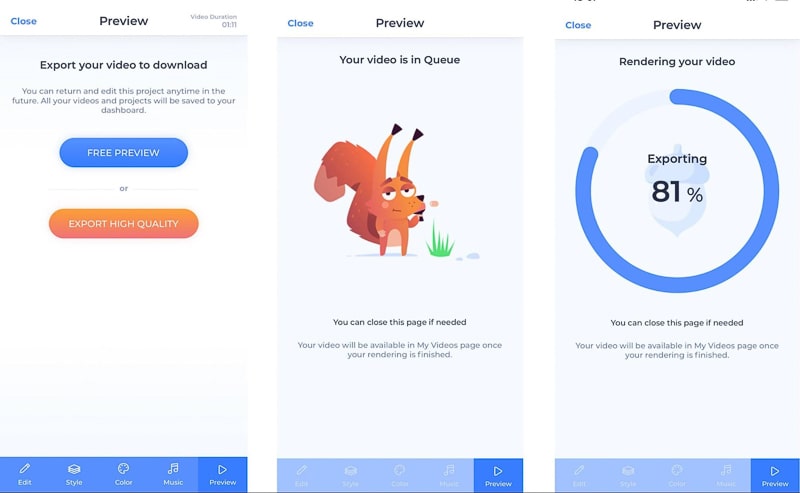 renderforest iphone app rendering