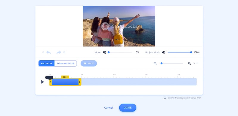 make slideshow video trimmer