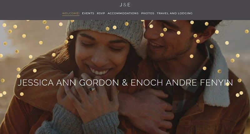 Jessica & Enoch wedding website