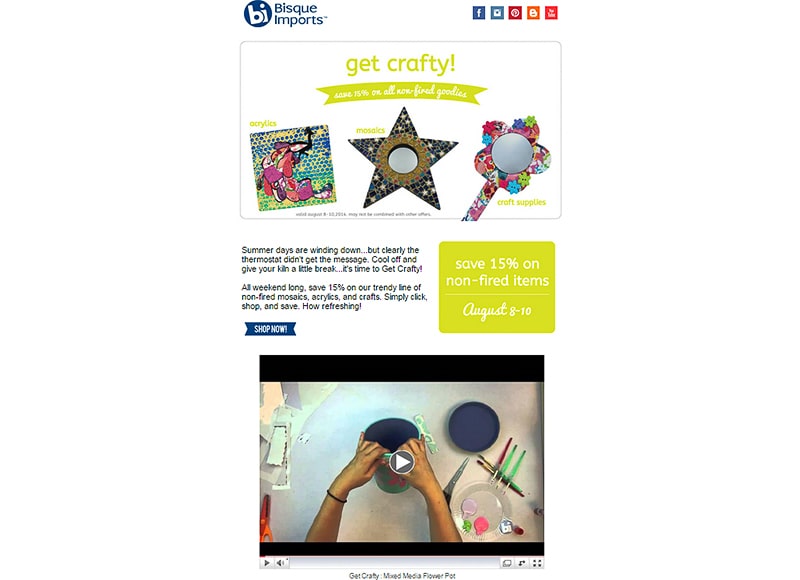 video guides in email