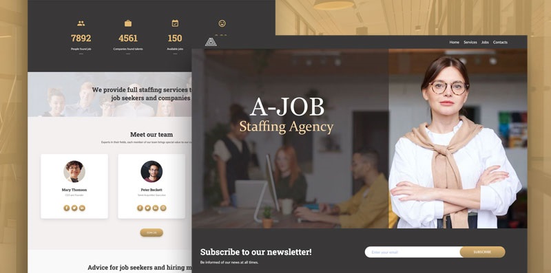 staffing agency website