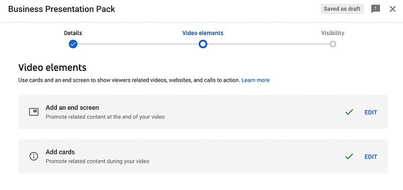youtube video elements final
