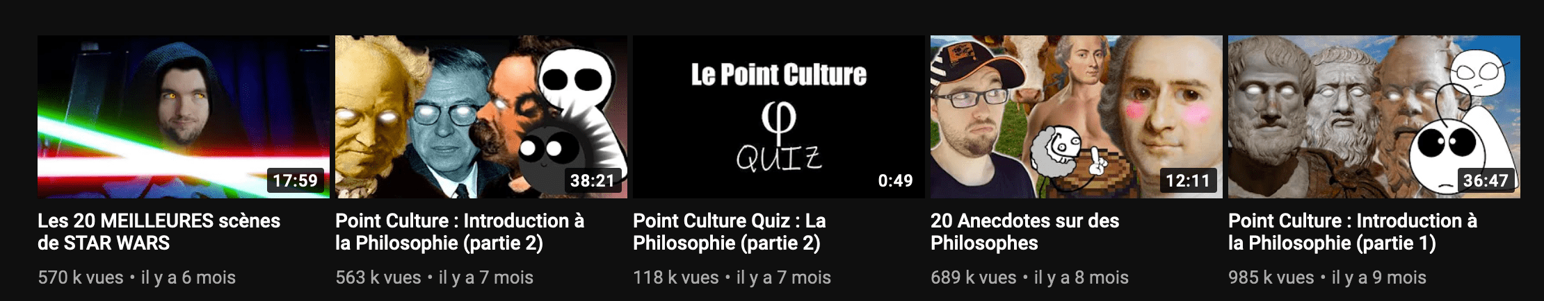 exemples des titres vidéo YouTube