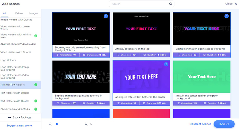 Motivational video tutorial - add scenes
