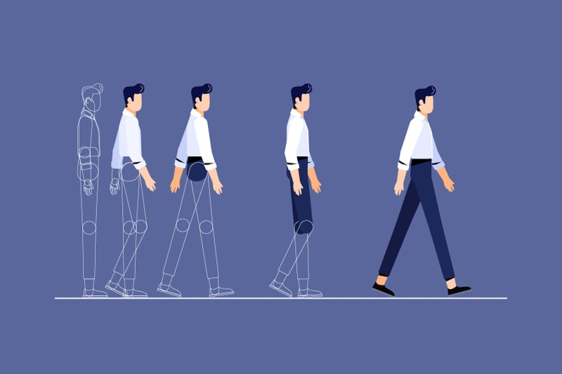 2d animation steps