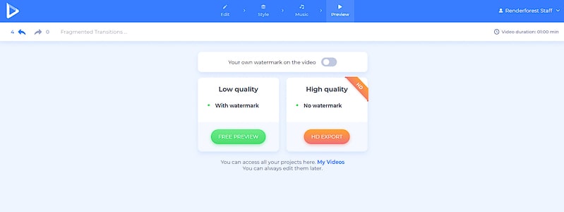 make slideshow free preview
