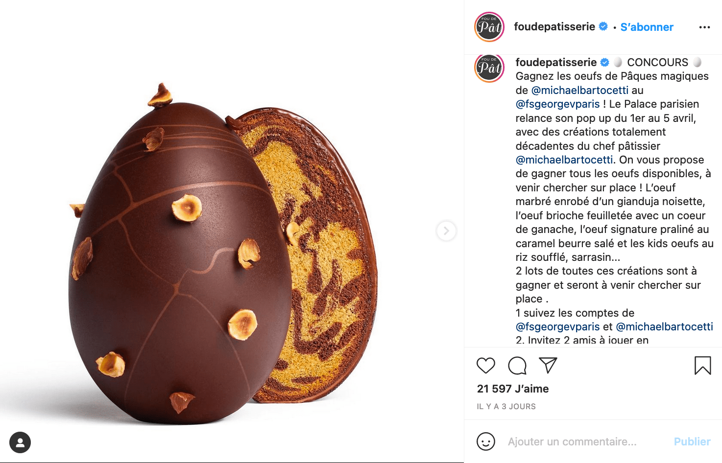 idées de marketing pour Pâques-concours