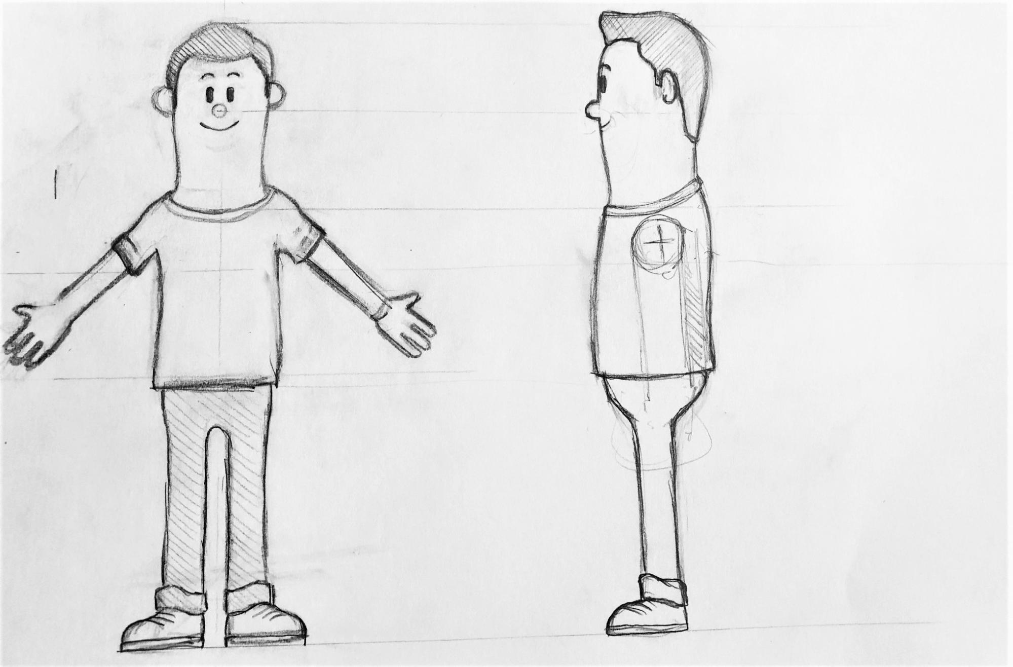 3D animation character