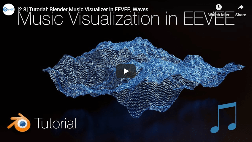 Blender music visualizer