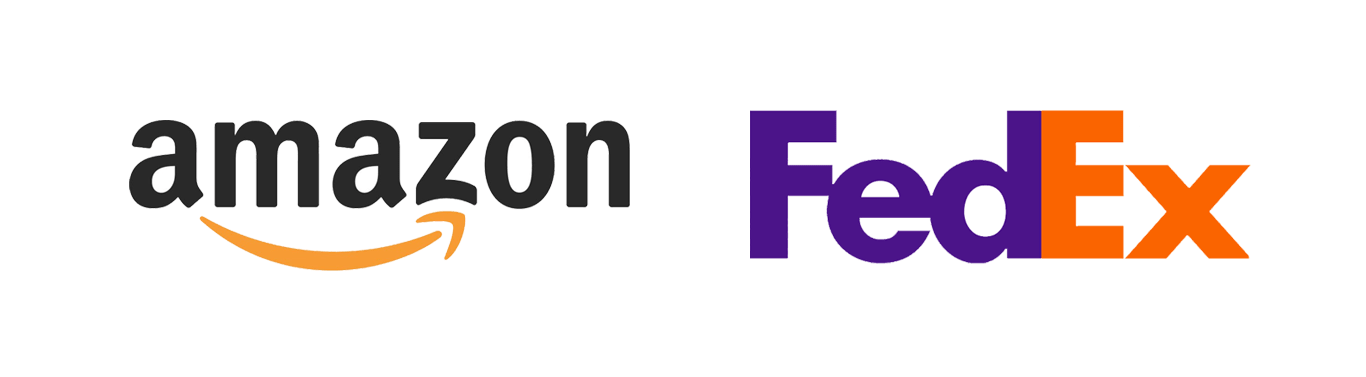 Fedex and Amazon arrows