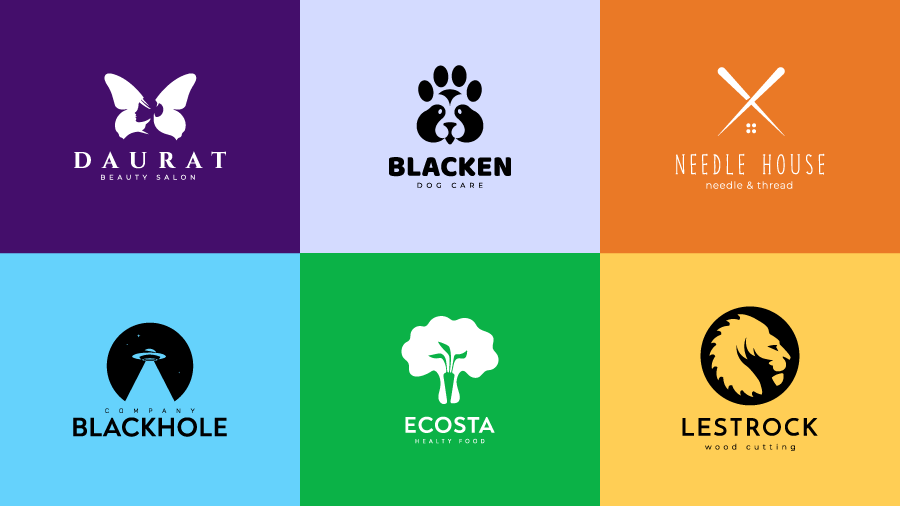 negative space logos