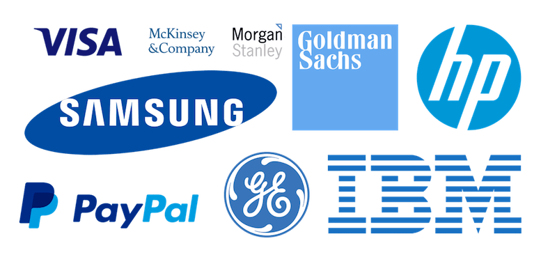 blue logo examples