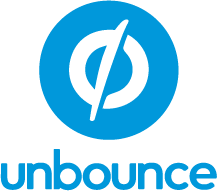 unbounce Logo landing page testing