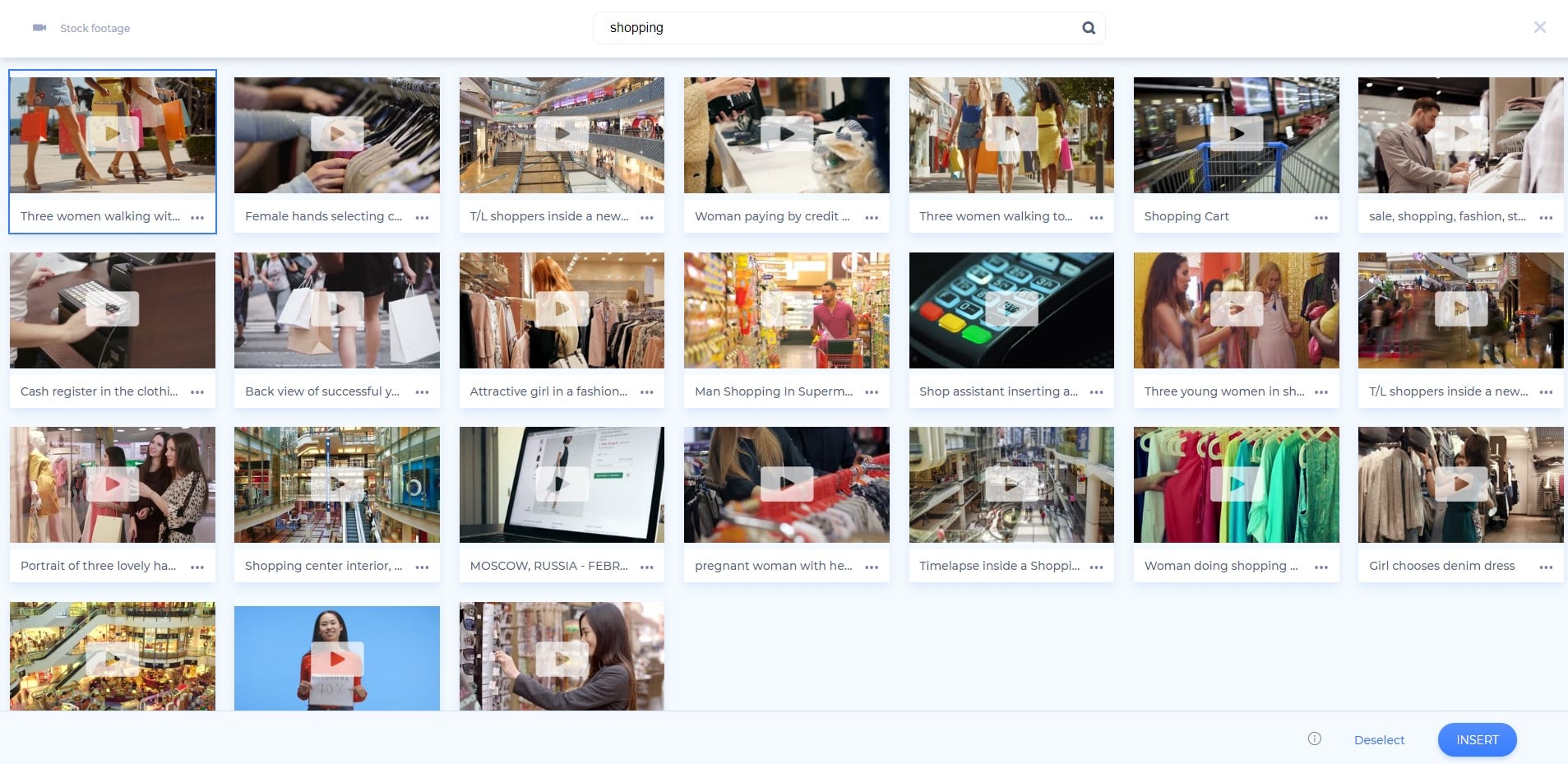 video ads stock videos