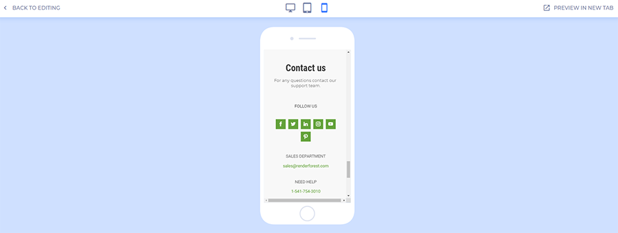 view website on different devices