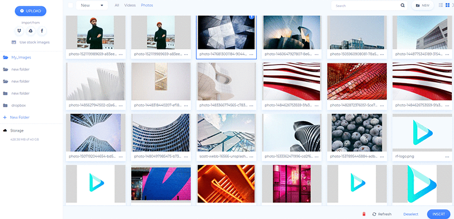 build website with customizable components