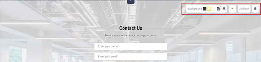 design website with components