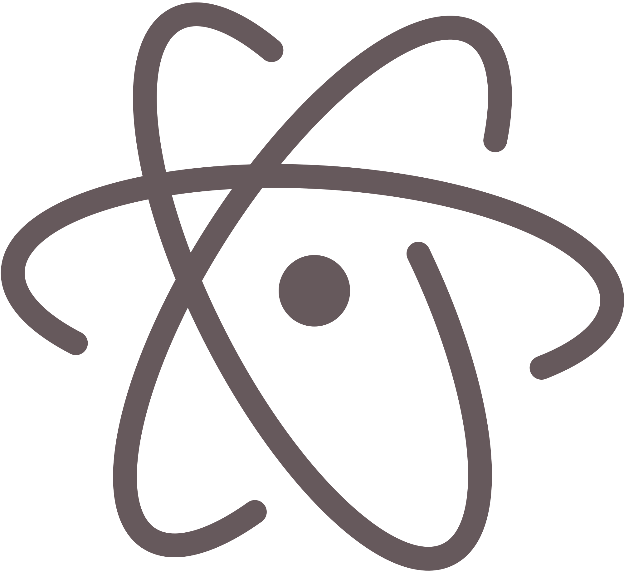 Atom Logo code editor