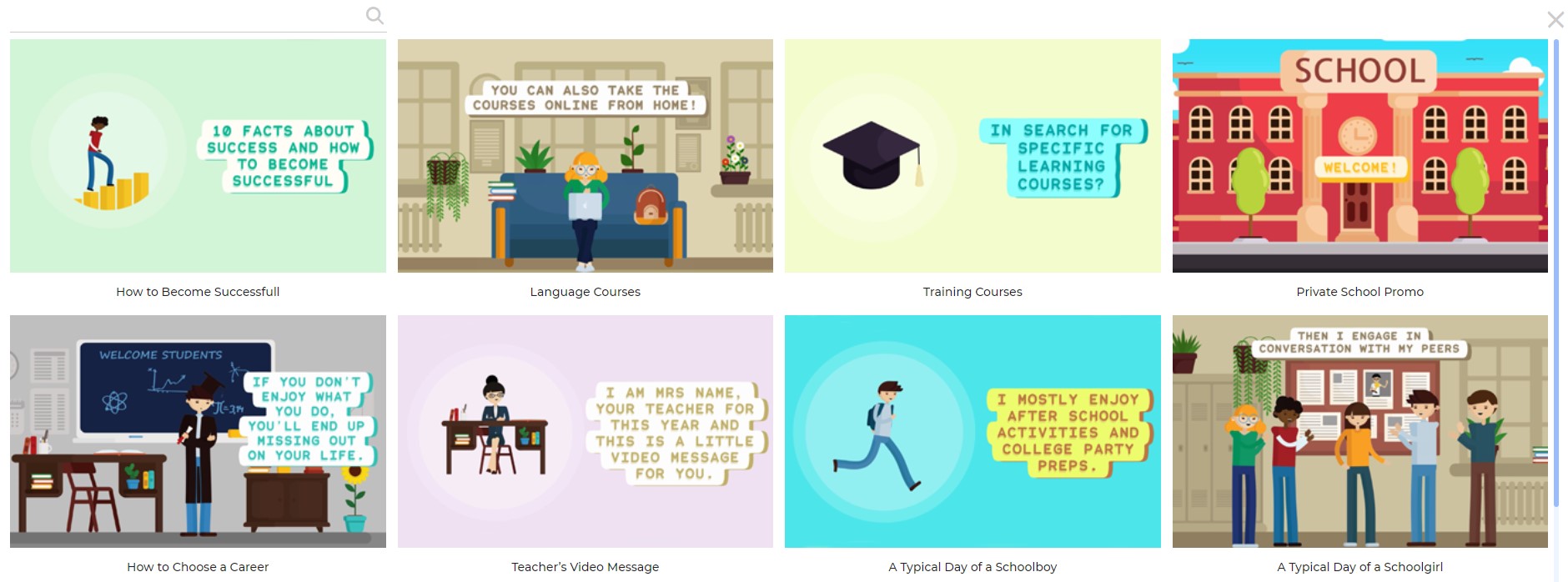 Educational Video Toolkit - Presets