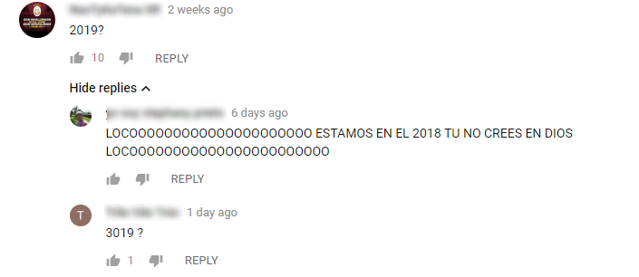 Commentaires Drôles de YouTube sur le Voyage Dans le Temps