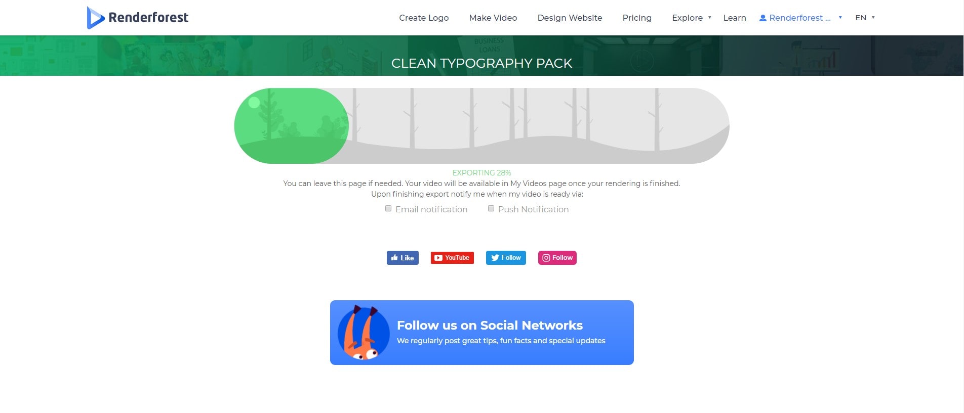 motivational video rendering