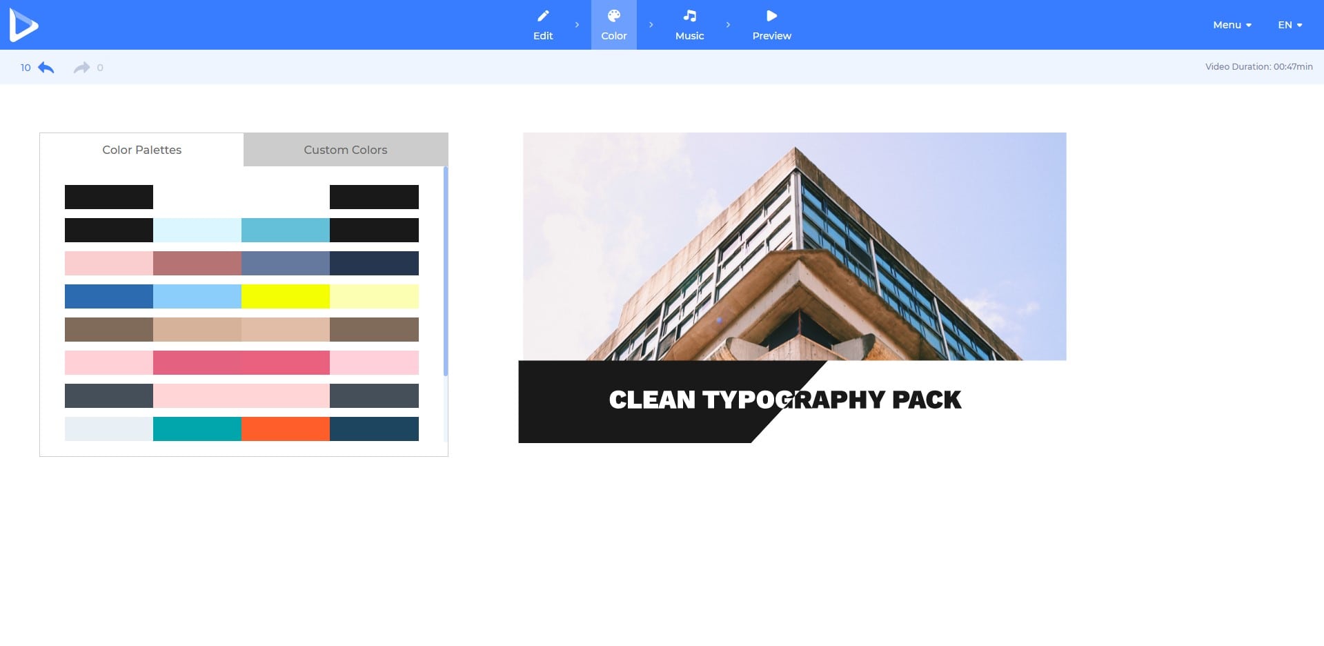 motivational video colors