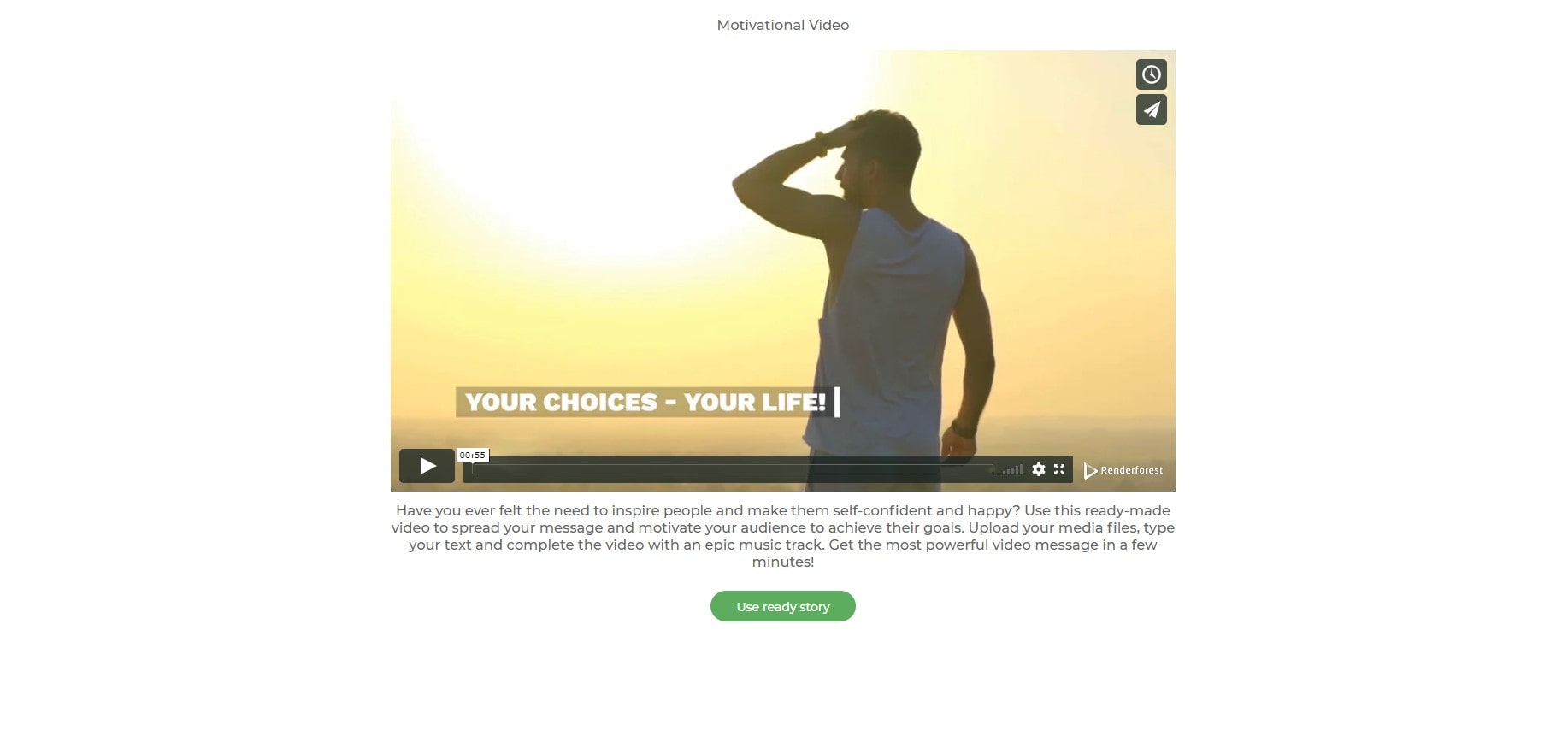 motivational video presets
