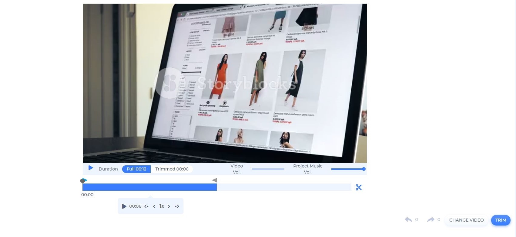 store promo edit video