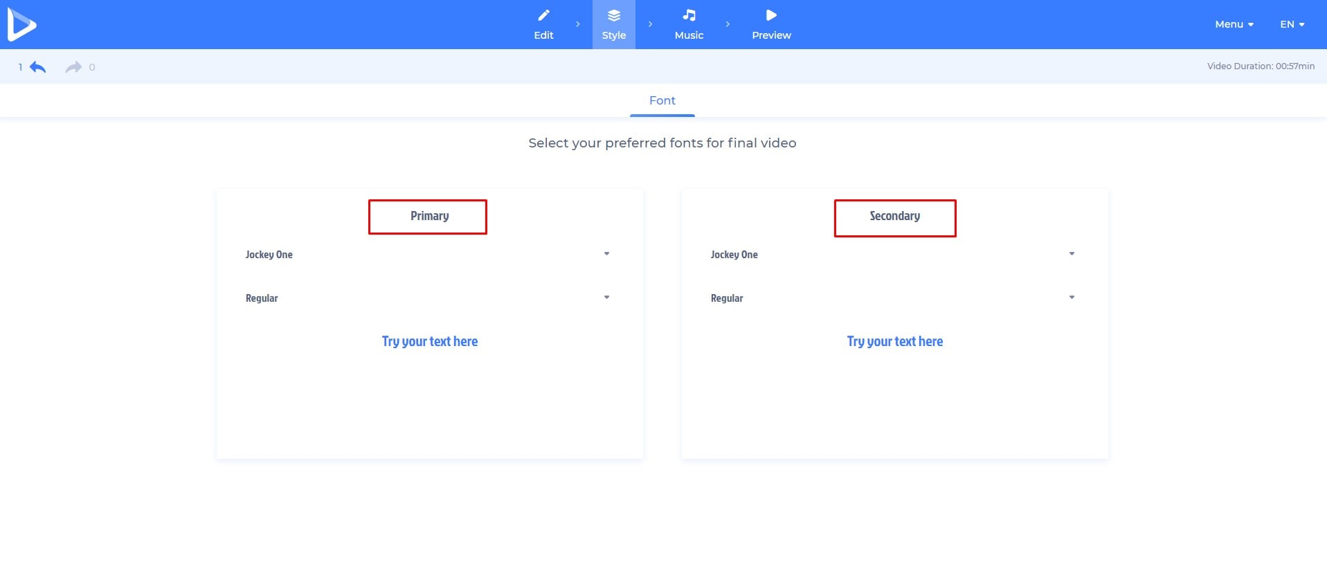 store promo style section