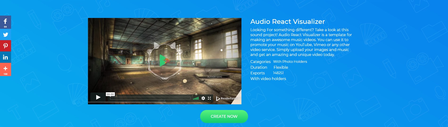 Music Visualization template