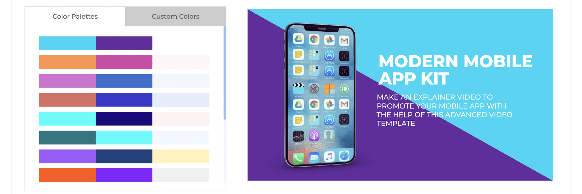 modern mobile app kit