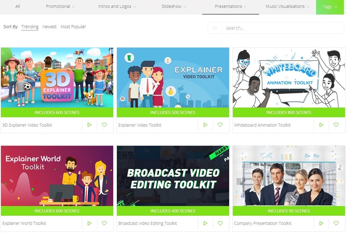 Modelos Vídeo Apresentação