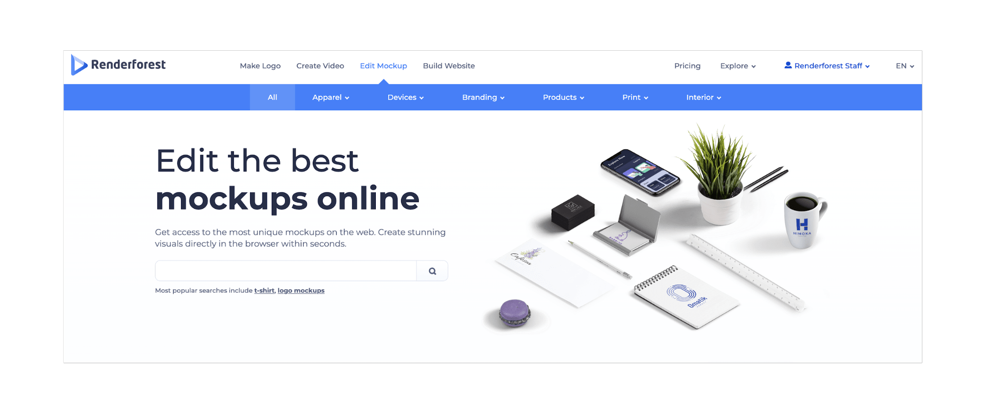 create mockups online