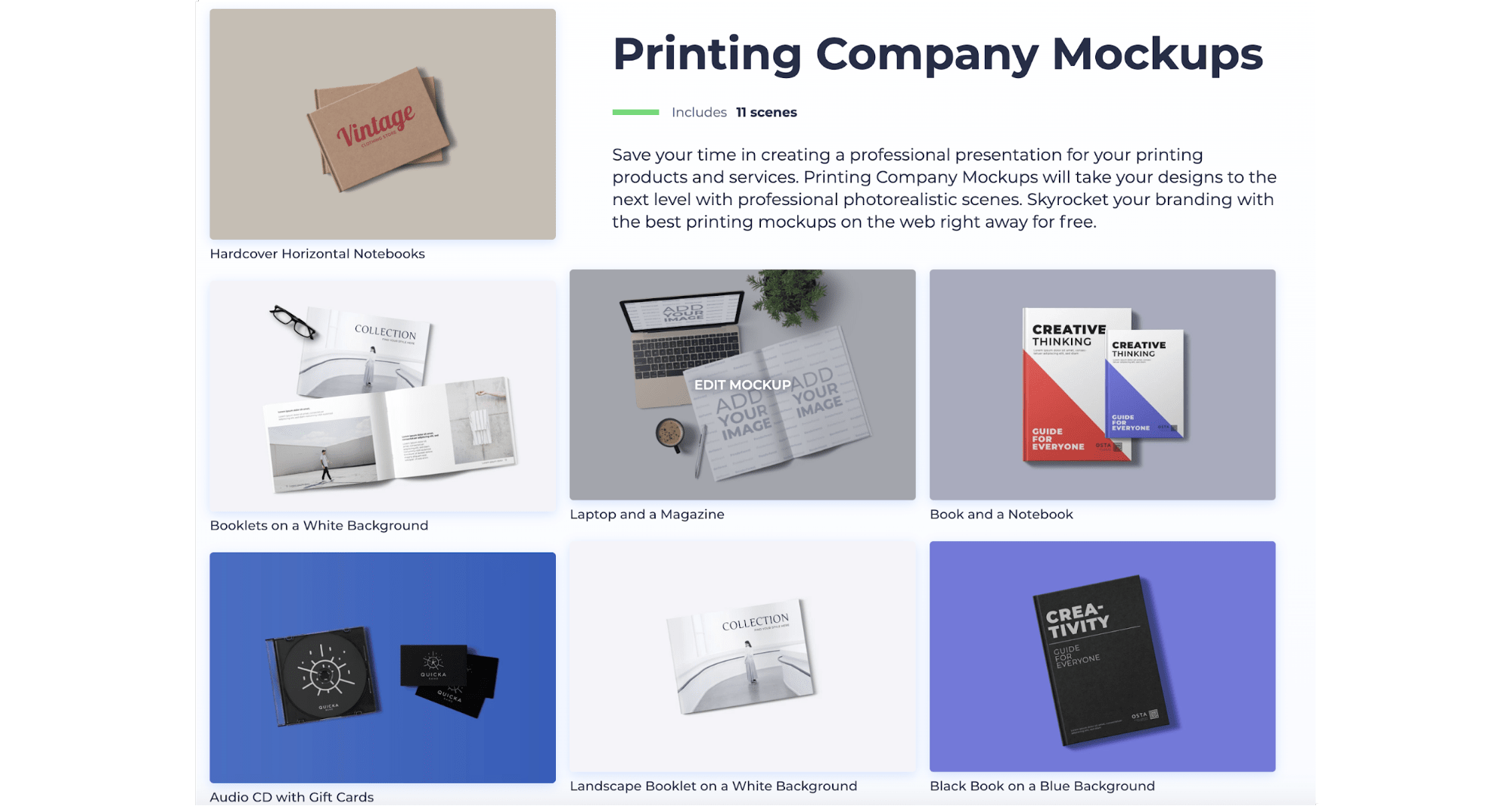 printing mockups