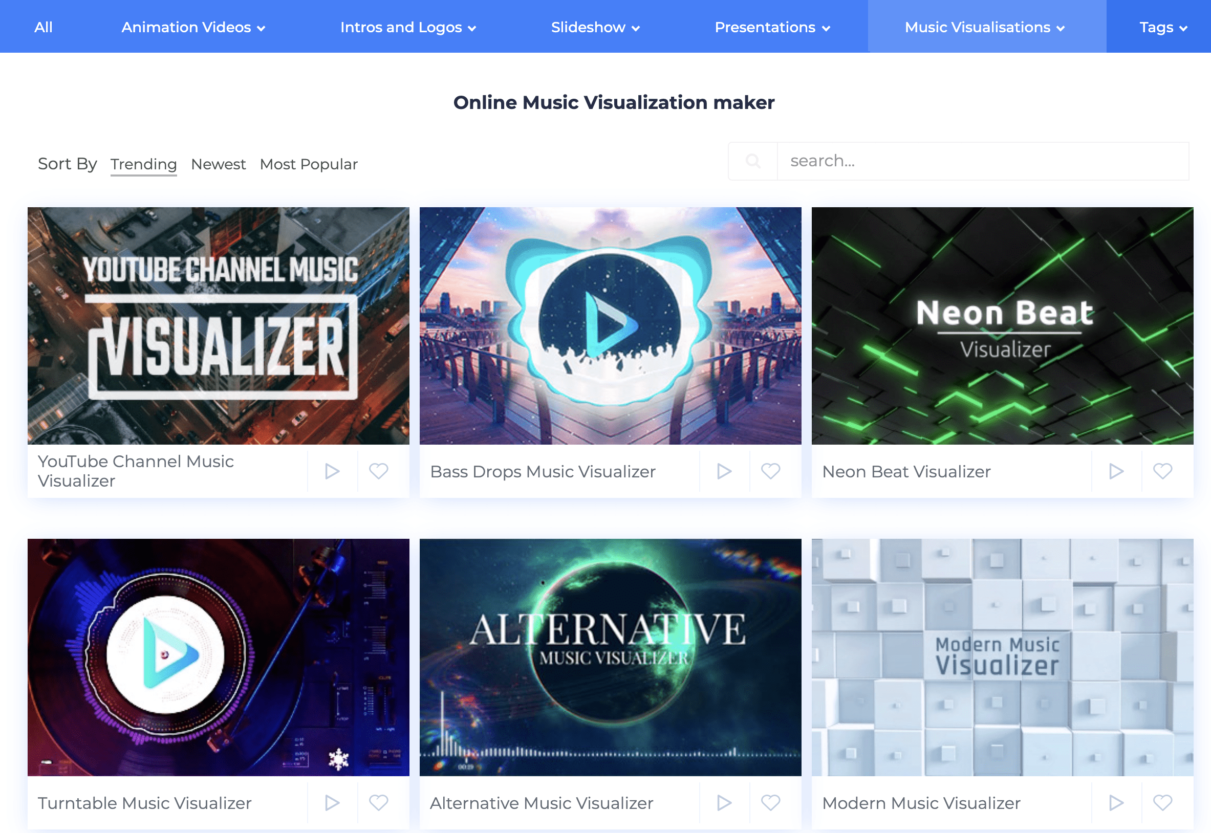 music visualizer online