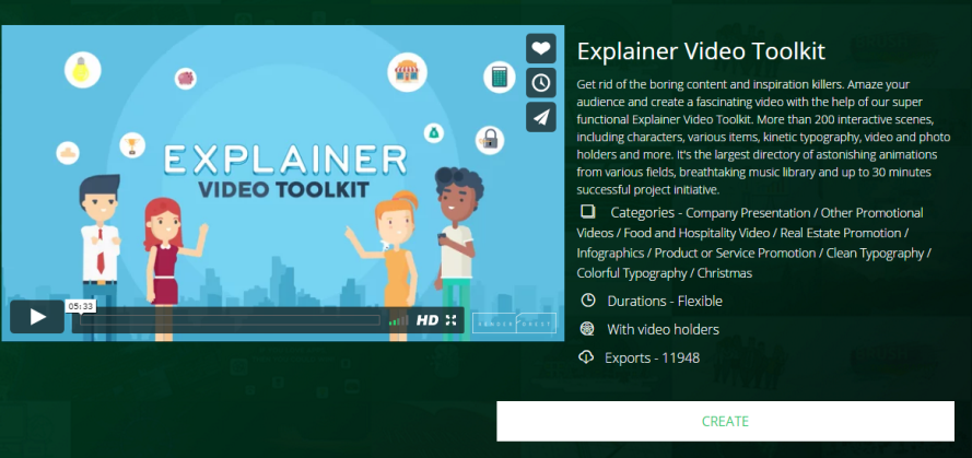 Renderforest Explainer Video Toolkit