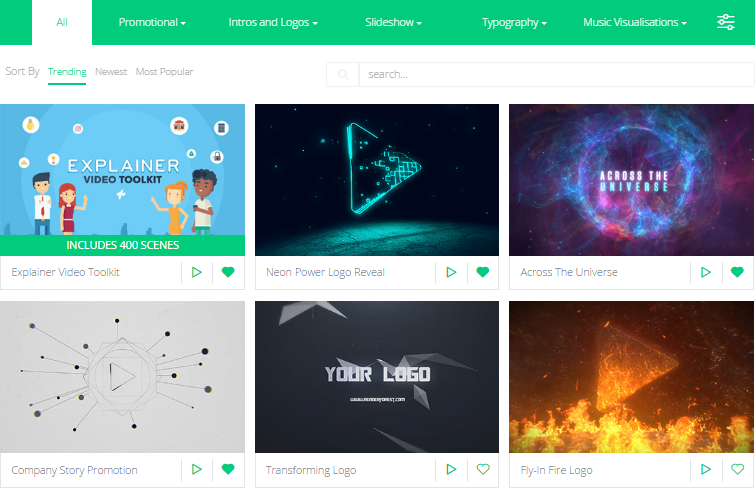 Видео Шаблоны