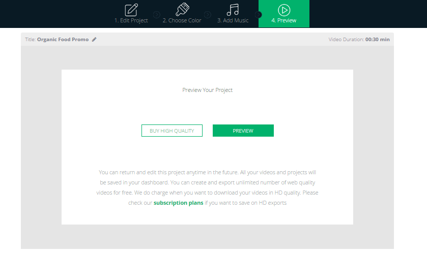 Renderforest Preview Editor