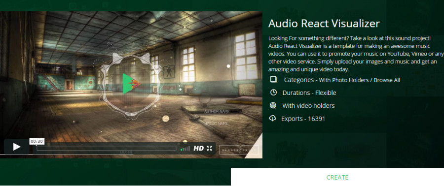 Visualisation d’Audio Réaction