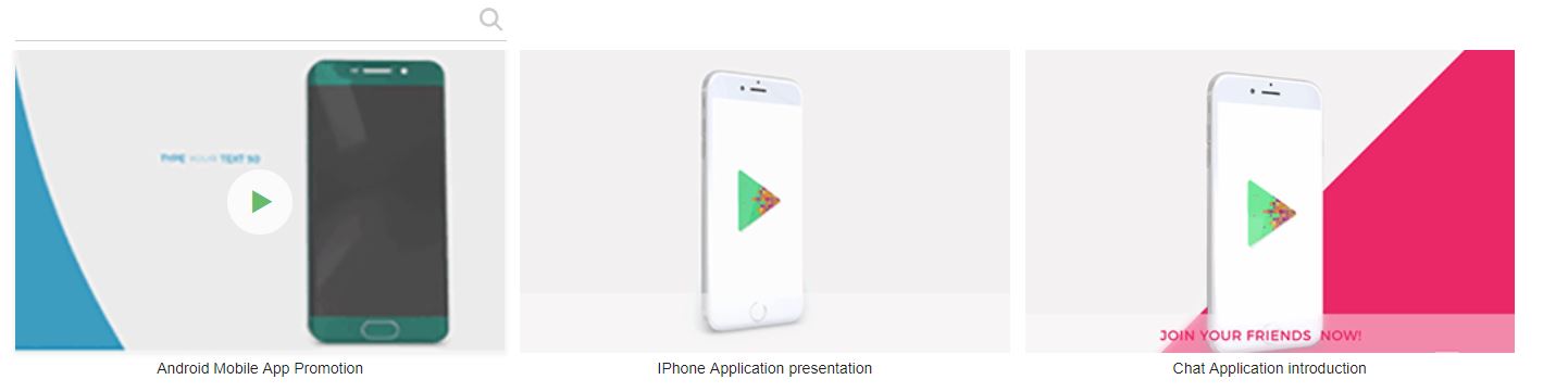 App Cenas Promocionais