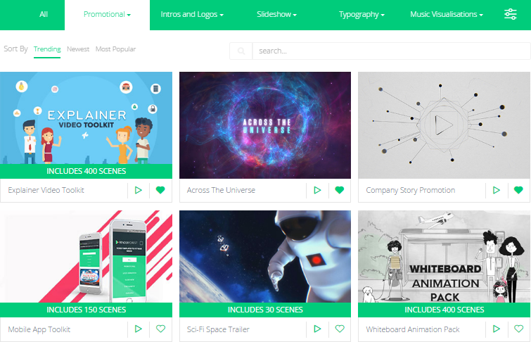 Видео Шаблоны