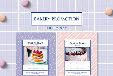 Bakery Promotion Print Set
