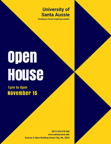 University Open House Visuals