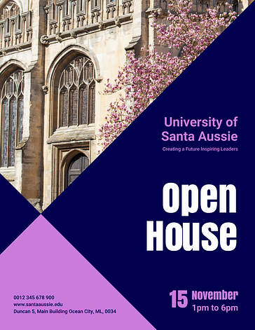 University Open House Visuals