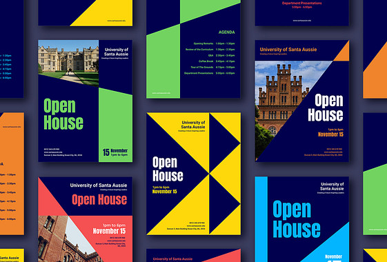 University Open House Visuals